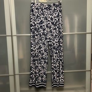 Michael by Michael Kors blue and white pants size large
